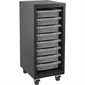 Mobile Storage Cabinets with Bins