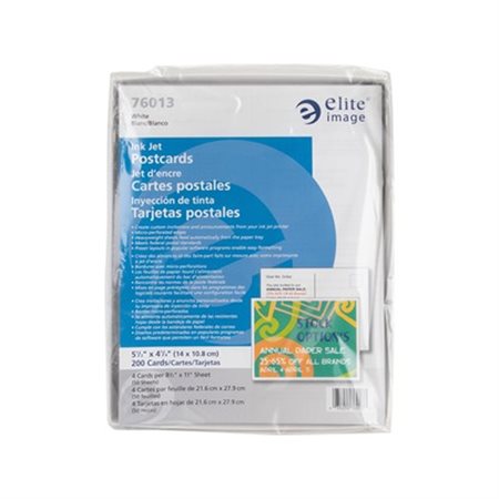 Custom Inkjet Printer Postcards