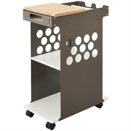MINI-ROLLING STORAGE CART  WHT