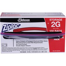 Sacs d’emballage Ziploc