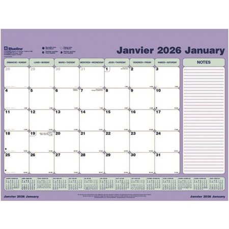 Monthly Calendar Desk Pad (2026)
