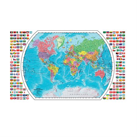 Plastic-Coated World Map