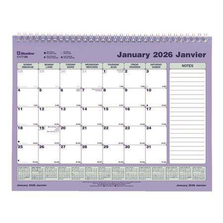 Monthly Wall Calendar (2026)