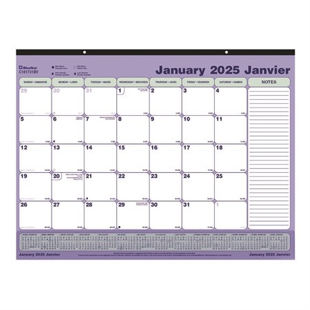 Monthly Desk Pad Calendar (2026)