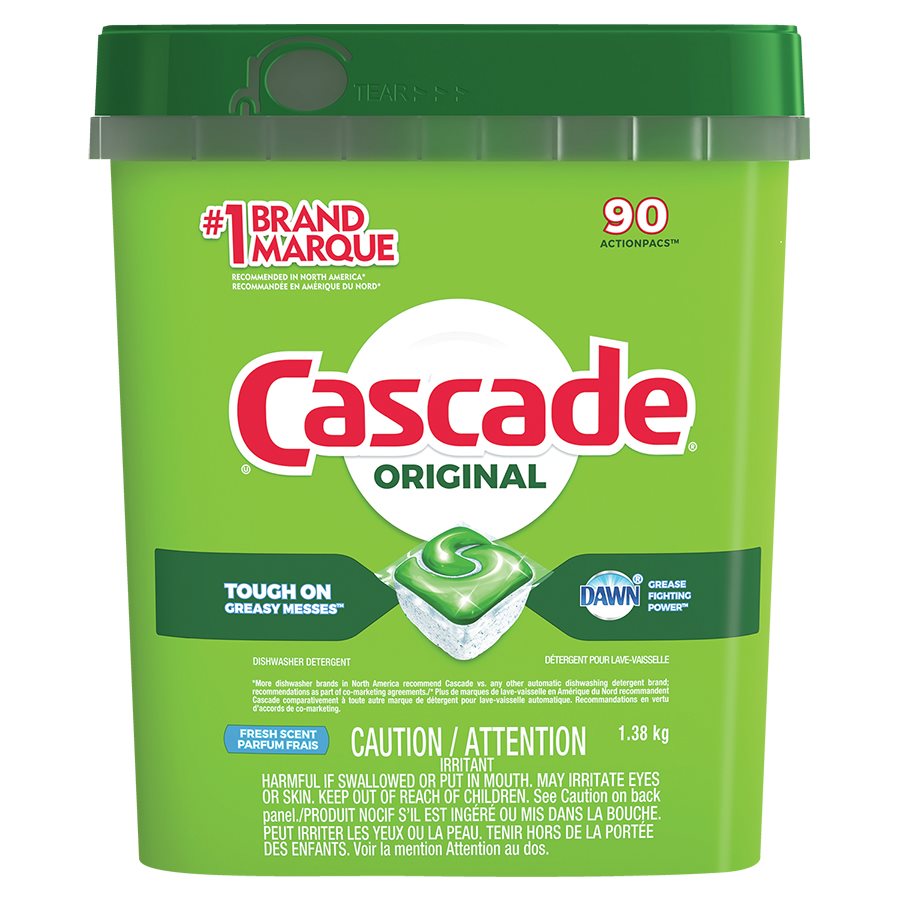 Cascade 2in1 Action Pacs® Dishwasher Detergent