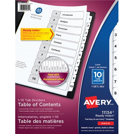 Ready Index® Dividers