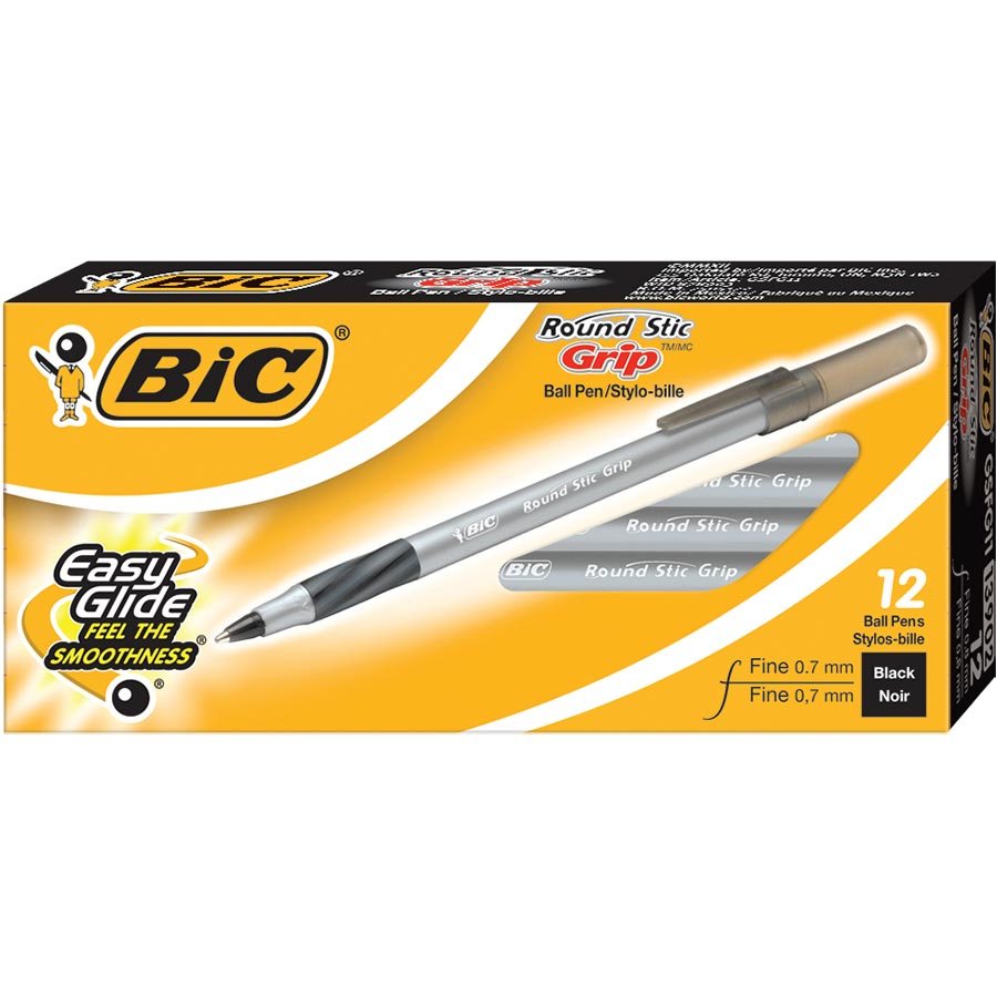 Round Stic™ Grip Ballpoint Pens