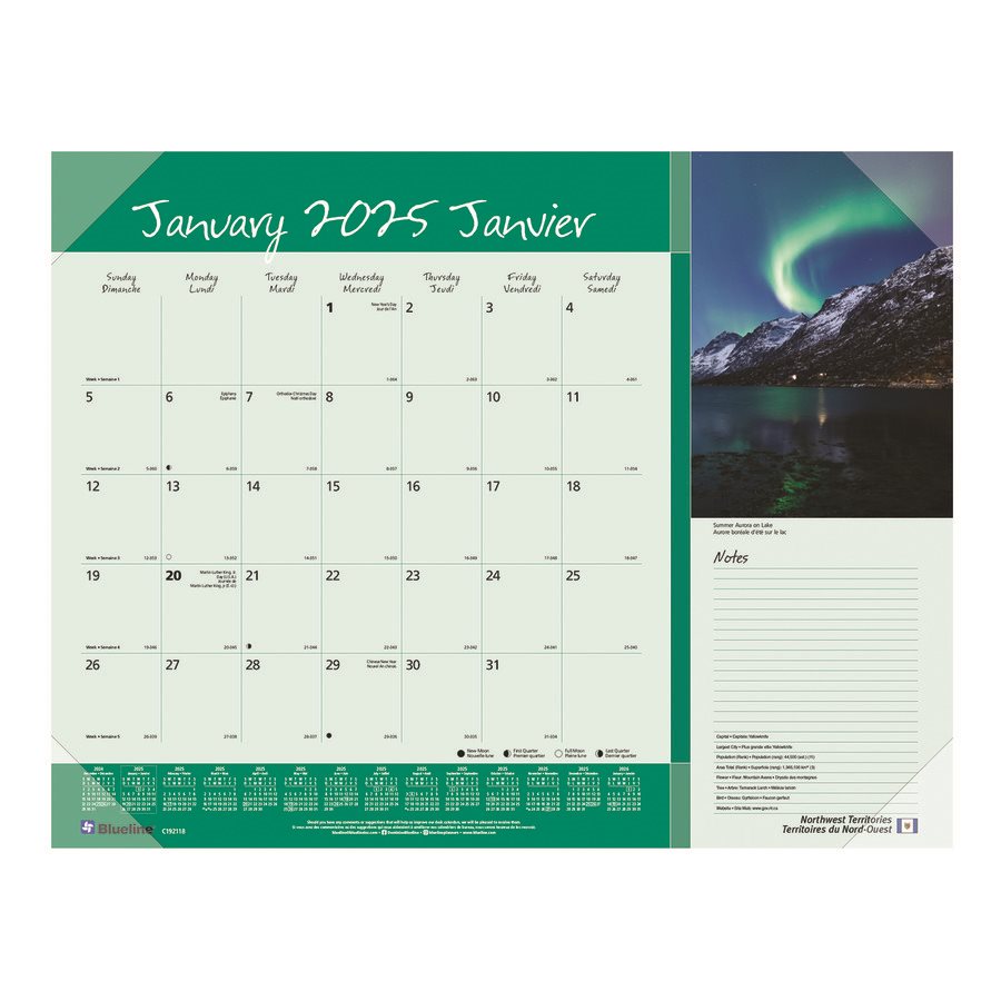 Monthly Desk Pad Calendar (2024)