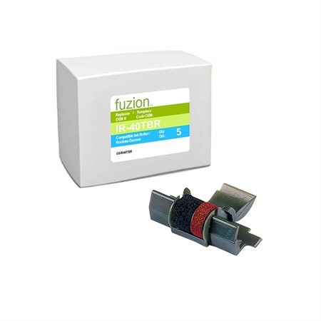 Rouleau encreur compatible - IR-40TBR Noir / Rouge