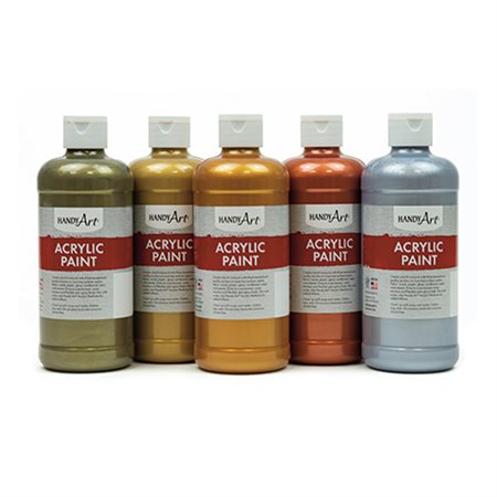 Peinture acrylique métallique