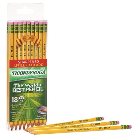 Crayons en bois taillés Ticonderoga