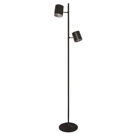 LED Floor Lamp With Two 340 Rotating Heads